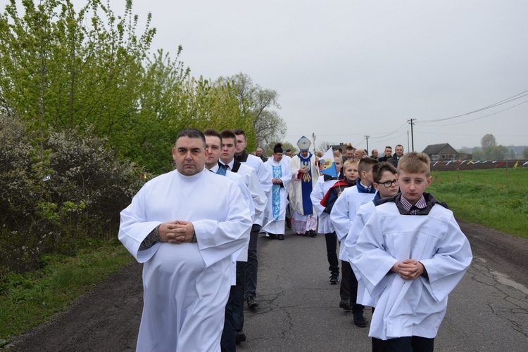 Powitanie ikony MB Częstochowskiej w Miłonicach