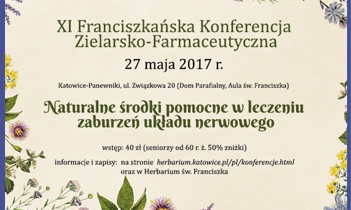 Konferencja o ziołolecznictwie, Katowice, 27 maja