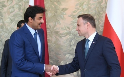 Prezydent Duda spotkał się z emirem Kataru