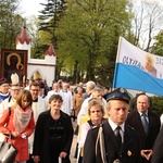 Powitanie ikony MB Częstochowskiej w Krośniewicach