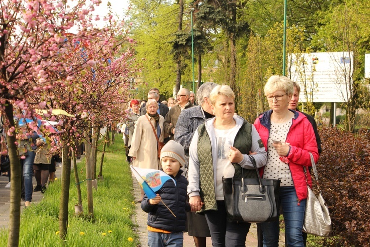 Powitanie ikony MB Częstochowskiej w Krośniewicach