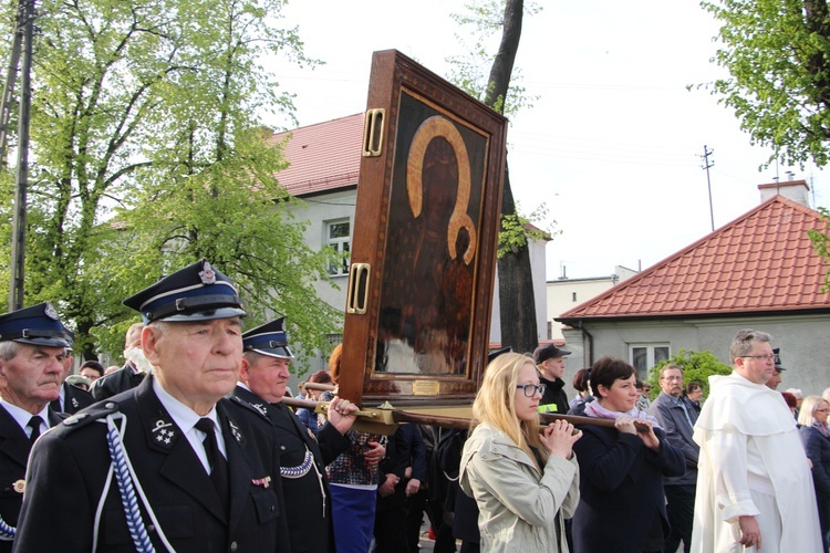 Powitanie ikony MB Częstochowskiej w Krośniewicach