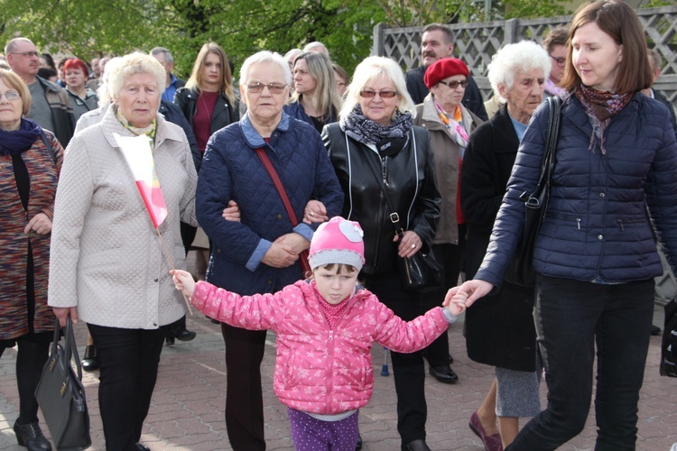 Powitanie ikony MB Częstochowskiej w Krośniewicach