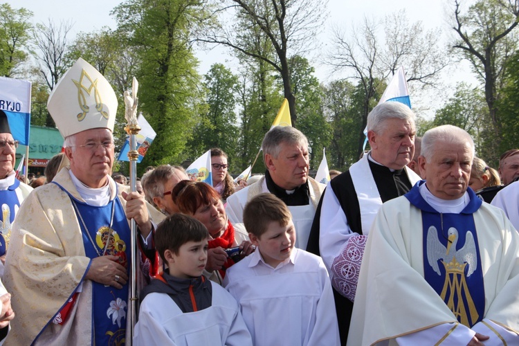 Powitanie ikony MB Częstochowskiej w Krośniewicach