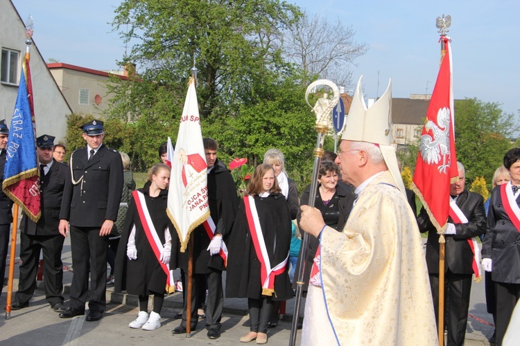 Powitanie ikony MB Częstochowskiej w Krośniewicach