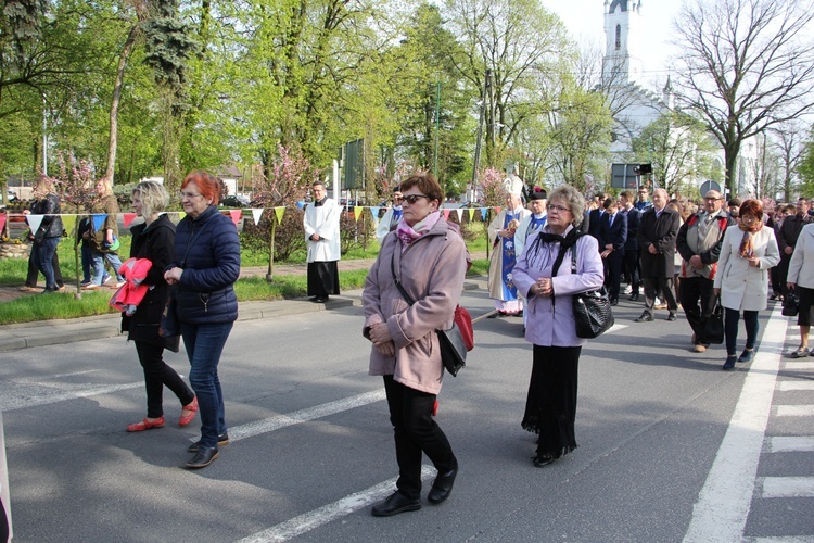 Powitanie ikony MB Częstochowskiej w Krośniewicach