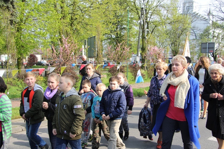 Powitanie ikony MB Częstochowskiej w Krośniewicach