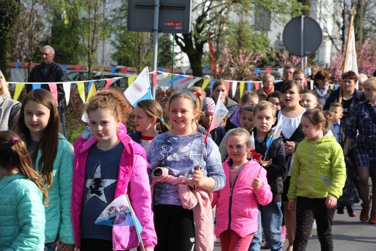 Powitanie ikony MB Częstochowskiej w Krośniewicach