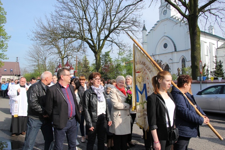 Powitanie ikony MB Częstochowskiej w Krośniewicach