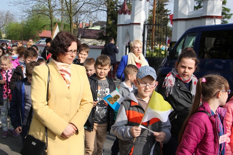 Powitanie ikony MB Częstochowskiej w Krośniewicach