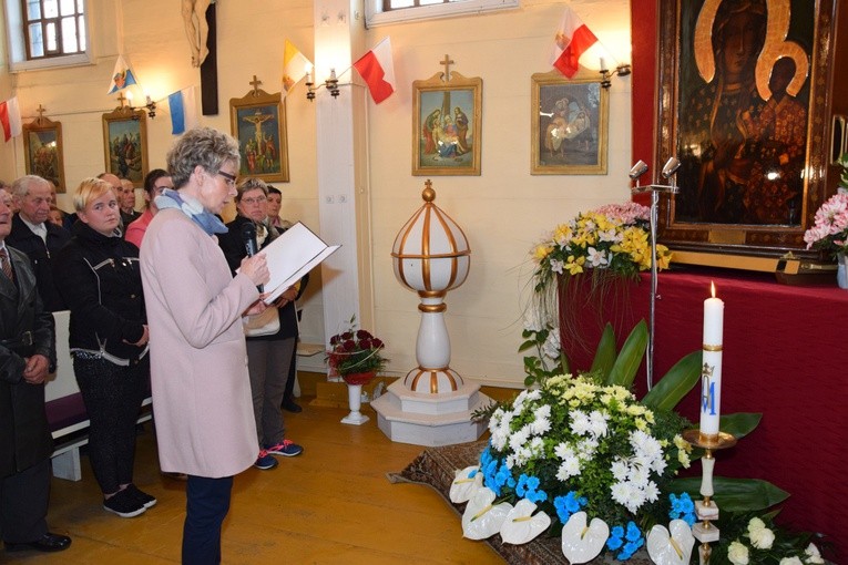 Powitanie ikony MB Częstochowskiej w Imielnie