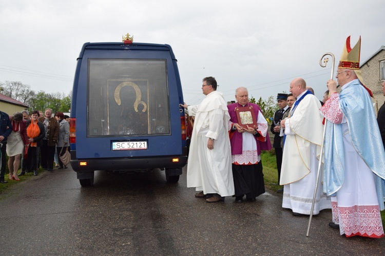 Powitanie ikony MB Częstochowskiej w Imielnie