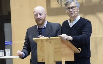 Ulf Ekman (z prawej) w Cieszynie