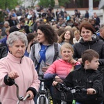 Motocykliści w kościele w Zgórsku