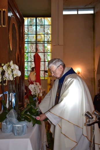 Powitanie ikony MB Częstochowskiej w Ostrowach