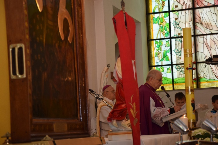 Powitanie ikony MB Częstochowskiej w Ostrowach