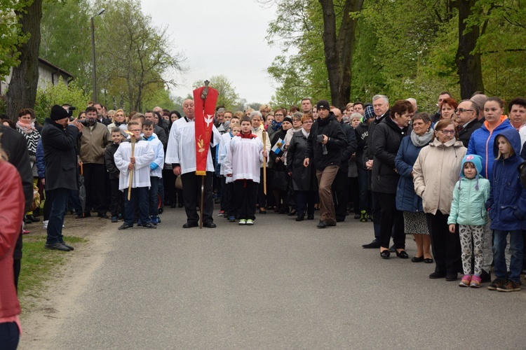 Powitanie ikony MB Częstochowskiej w Ostrowach