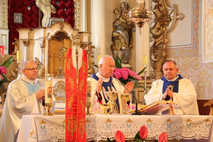 Powitanie ikony MB Częstochowskiej w Dąbrowicach