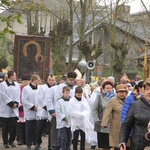 Powitanie ikony MB Częstochowskiej w Dąbrowicach