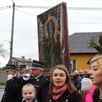 Powitanie ikony MB Częstochowskiej w Dąbrowicach