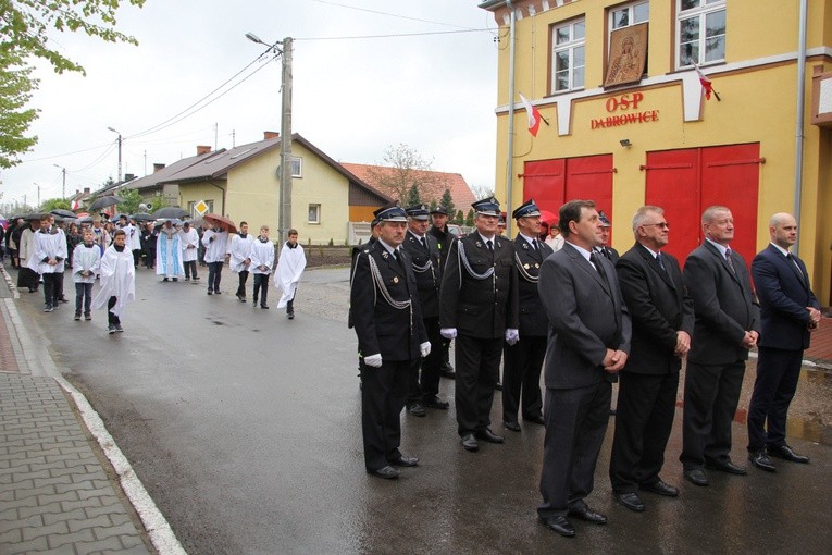Powitanie ikony MB Częstochowskiej w Dąbrowicach
