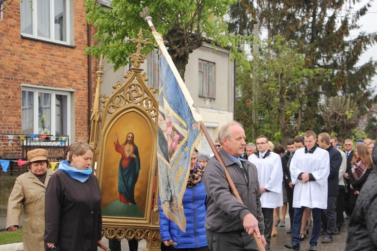 Powitanie ikony MB Częstochowskiej w Dąbrowicach