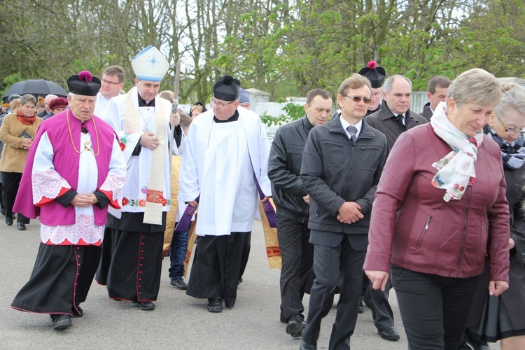 Powitanie ikony MB Częstochowskiej w Dzierzbicach