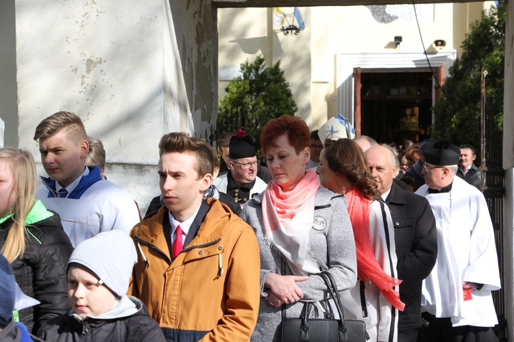 Powitanie ikony MB Częstochowskiej w Dzierzbicach