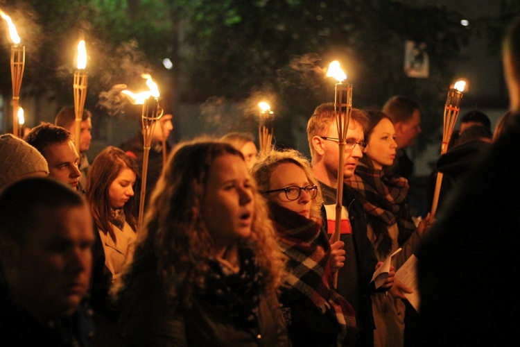 Droga Światła z Wawelu na Skałkę