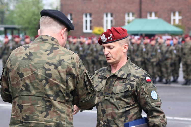 Pożegnanie żołnierzy 36. zmiany PKW KFOR w Kosowie