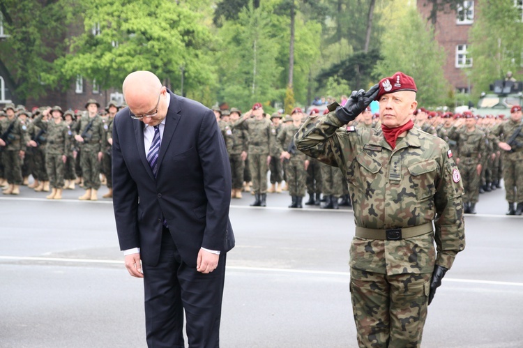 Pożegnanie żołnierzy 36. zmiany PKW KFOR w Kosowie