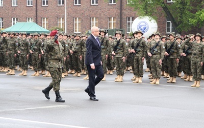 Pożegnanie żołnierzy 36. zmiany PKW KFOR w Kosowie