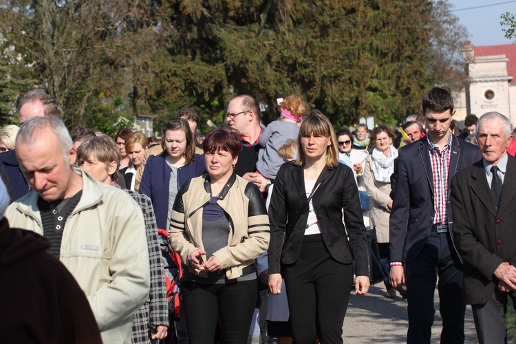 Powitanie ikony MB Częstochowskiej w Mazewie