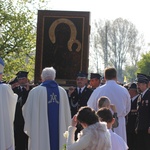 Powitanie ikony MB Częstochowskiej w Mazewie