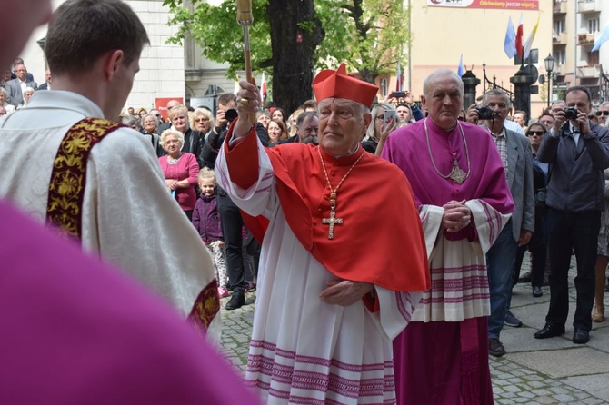 Tuż przed koronacją Świdnickiej Pani w słońcu