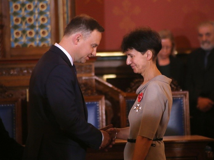 Andrzej Duda odznaczył działaczy i współpracowników SKS