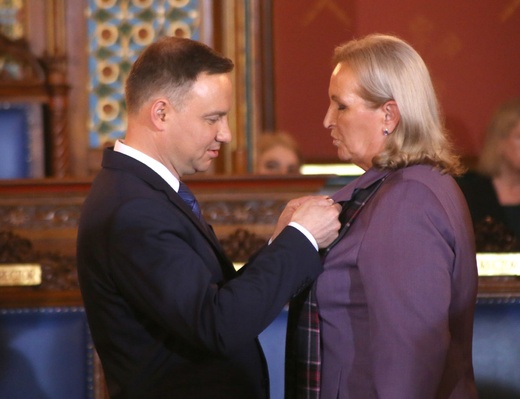 Andrzej Duda odznaczył działaczy i współpracowników SKS