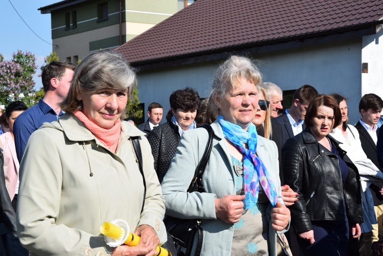 Powitanie ikony MB Częstochowskiej w Topoli Królewskiej