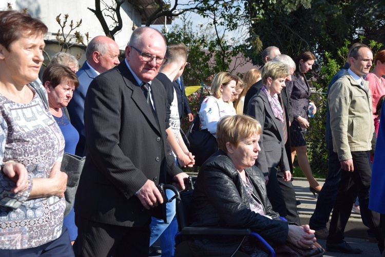 Powitanie ikony MB Częstochowskiej w Topoli Królewskiej