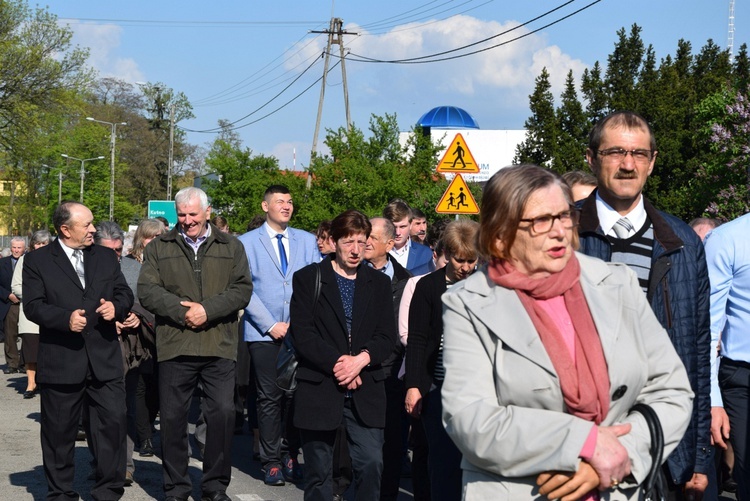 Powitanie ikony MB Częstochowskiej w Topoli Królewskiej