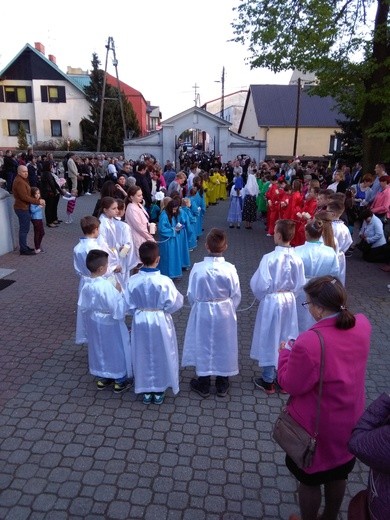 Nabożeństwo Fatimskie w parafii oo. pasjonistów w Rawie Mazowieckiej