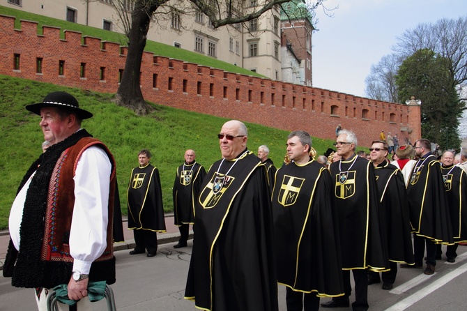 Procesja z Wawelu na Skałkę 2017