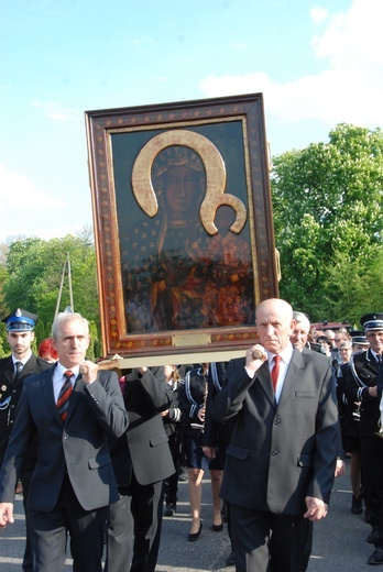 Powitanie ikony MB Częstochowskiej w Siedlcu