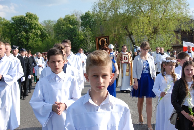 Powitanie ikony MB Częstochowskiej w Siedlcu