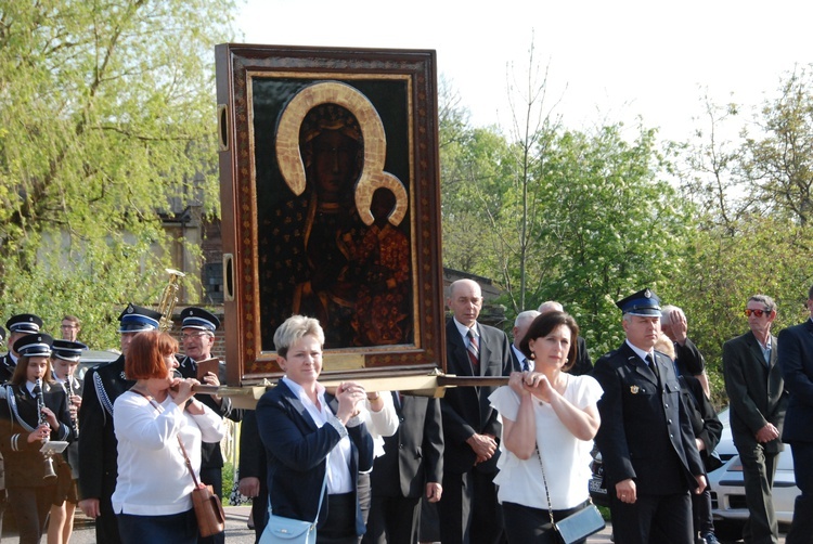 Powitanie ikony MB Częstochowskiej w Siedlcu