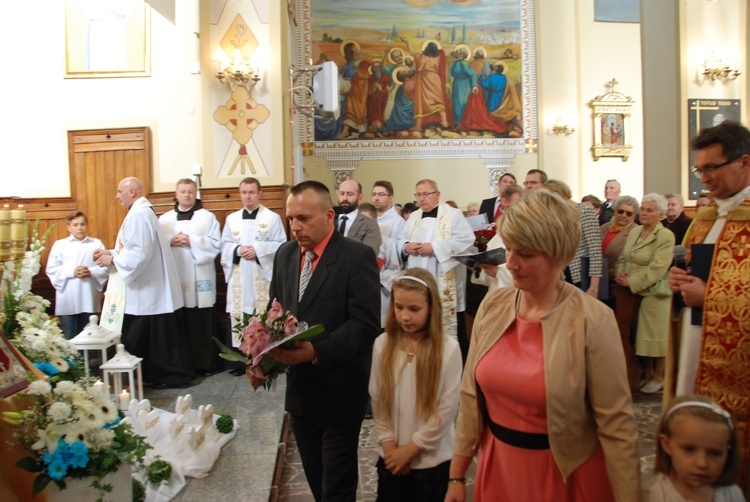 Powitanie ikony MB Częstochowskiej w Siedlcu