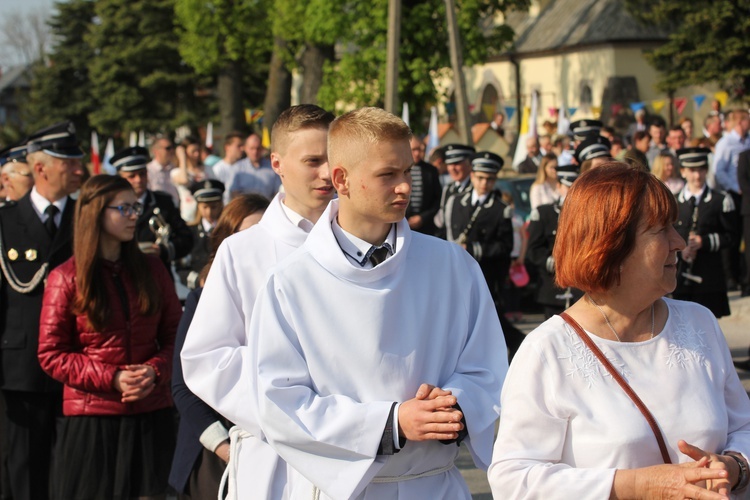 Powitanie ikony MB Częstochowskiej w Siedlcu