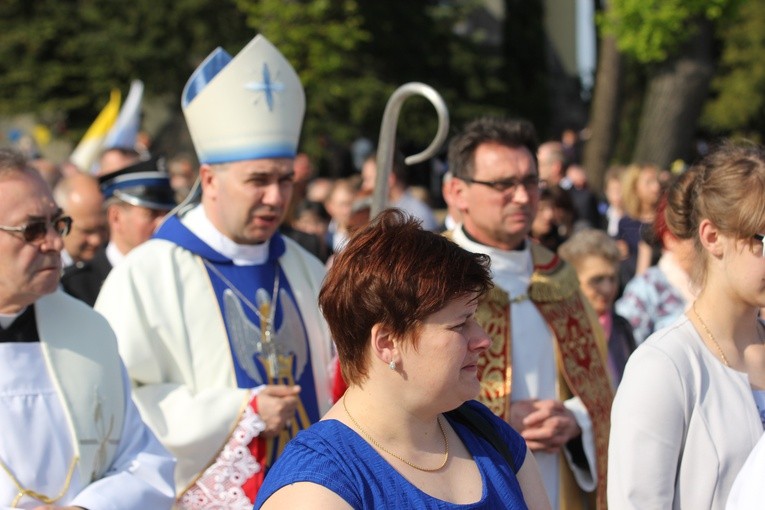 Powitanie ikony MB Częstochowskiej w Siedlcu