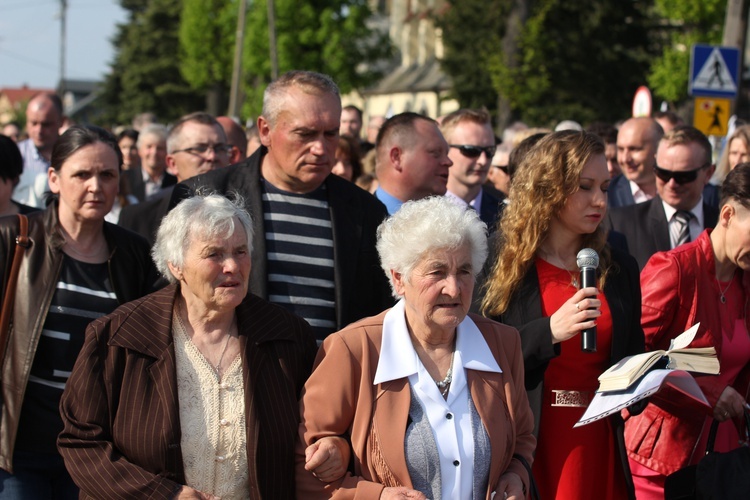 Powitanie ikony MB Częstochowskiej w Siedlcu