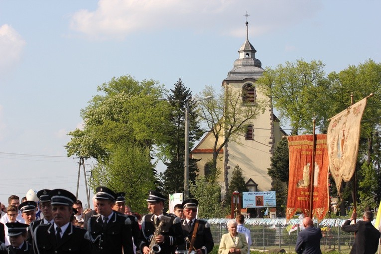 Powitanie ikony MB Częstochowskiej w Siedlcu